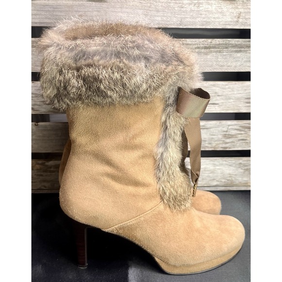 Starberry Fields Tan Lace Up Boots -UNIQUE - Picture 5 of 9